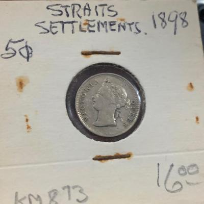 Foreign Estate Coin Lot 1890s