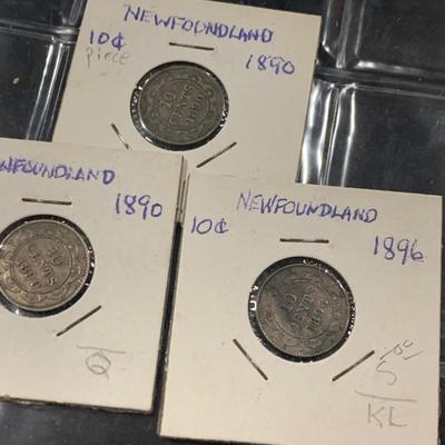 Foreign Estate Coin Lot 1890s