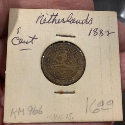 Foreign Estate Coin Lot (1880-1890)