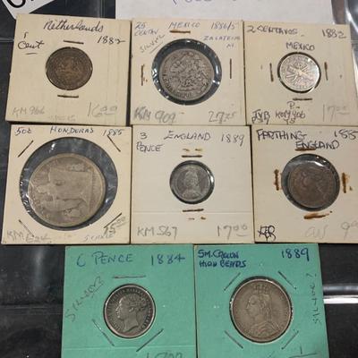 Foreign Estate Coin Lot (1880-1890)