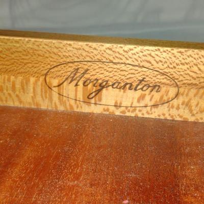 Morganton Wooden Two Drawer Side/Accent Table- Measures Approx 20" x 14" x 31" Tall