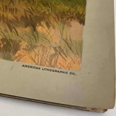 1887 Antietam Civil War Battle Scene Original Louis Prang Chromolithograph
