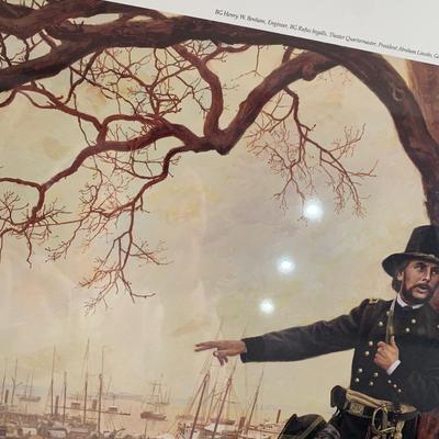Don Stivers Signed/Numbered “Supporting Victory” City Point VA Civil War Supply Depot