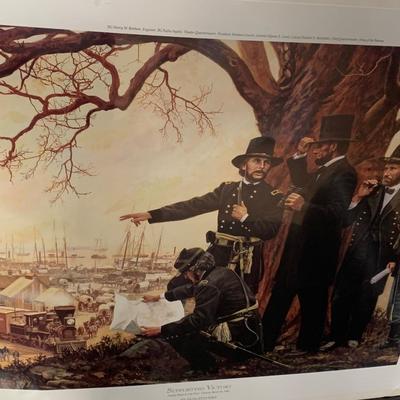 Don Stivers Signed/Numbered “Supporting Victory” City Point VA Civil War Supply Depot