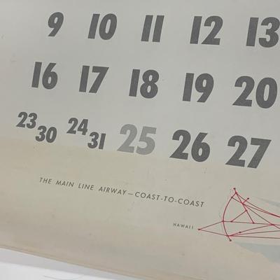 1957 United Airlines Calendar Vintage Millard Sheets Watercolor Landscape Prints