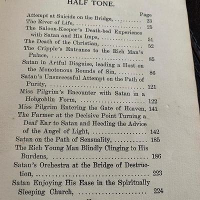 Rev. WA Harris Rare 1904 Sermons By The Devil Illustrated Hardback