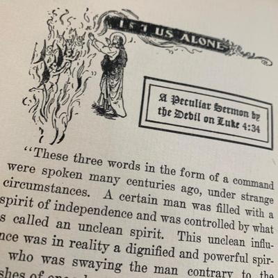 Rev. WA Harris Rare 1904 Sermons By The Devil Illustrated Hardback