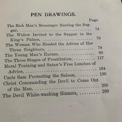 Rev. WA Harris Rare 1904 Sermons By The Devil Illustrated Hardback