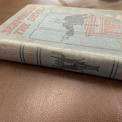 Rev. WA Harris Rare 1904 Sermons By The Devil Illustrated Hardback