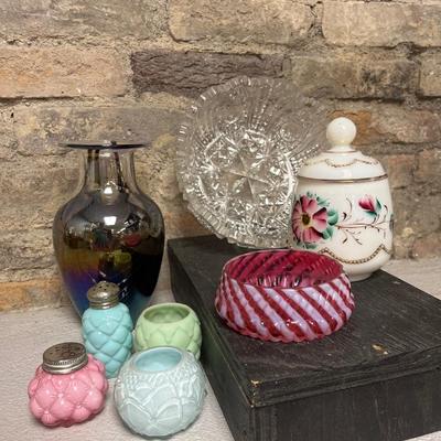 Victorian Glass Lot - well, most of it