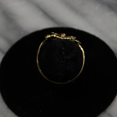 10K Black Hills Gold Butterfly Ring Size 6 - 2.3g