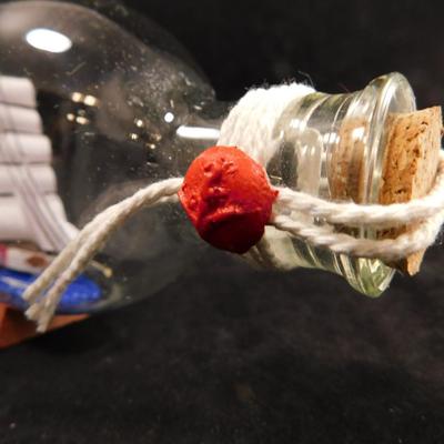 USCG "Eagle" Ship In A Bottle 10"