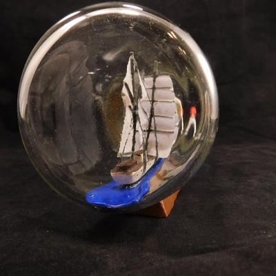 USCG "Eagle" Ship In A Bottle 10"