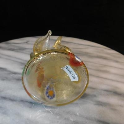 Murano Style Art Glass Angel 5"