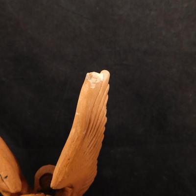 Vintage Terra Cotta Angel Taper Holders 11.5"