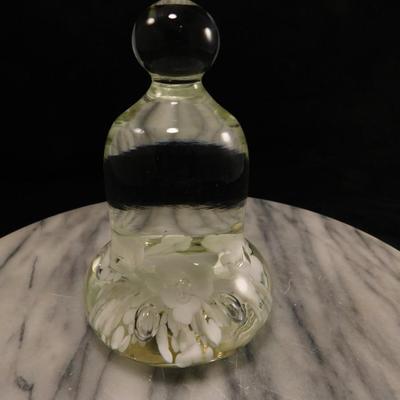 Maude and Bob St. Clair Art Glass Paperweight 5.5"