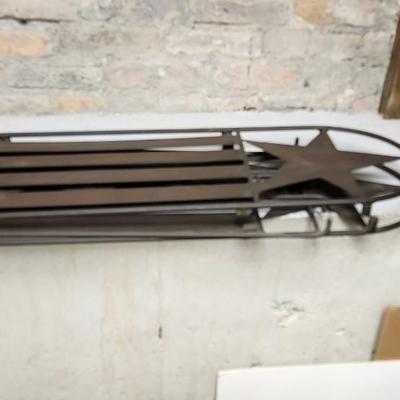 Metal Blanket Rack and Lots of quilted things