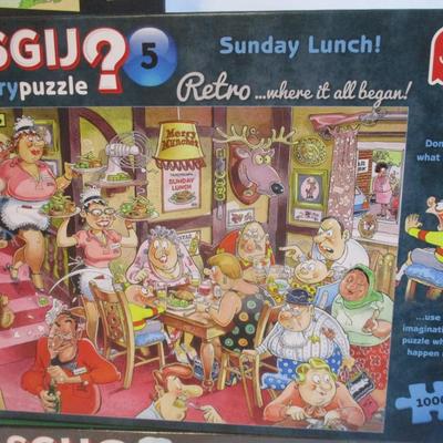 4 - Sealed - 1 Opened - Jumbo WASGIJ? Puzzles Choice 62