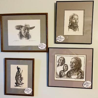 Lot 9: Charles Banks Wilson (4 pcs) Left Side