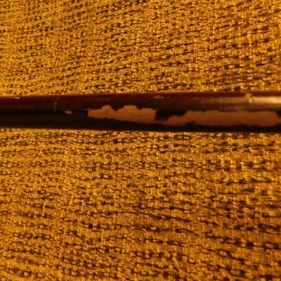 Antique Silver Plate Plate Knob Walking Stick 33.5"