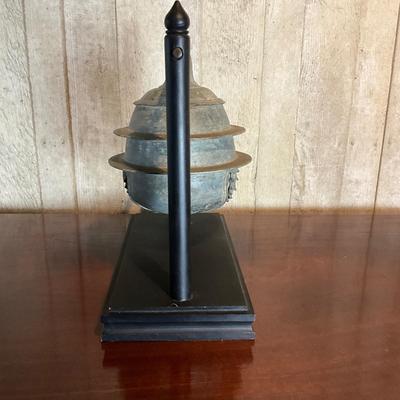 FA603 Antique Bronze Asian Elephant Bell on Stand