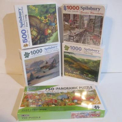 12 Sealed - Scenic Puzzles (See All Pictures)