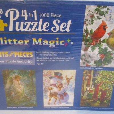 2 Sealed - 4 In 1 Puzzle Sets
