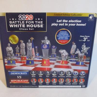 New 2020 Battle For The White House LE Chess Set