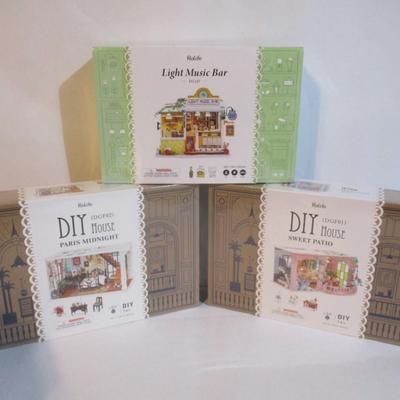New Rolife DIY Houses Paris Midnight & Sweet Patio & Light Music Bar