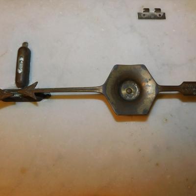 Antique Marble Top Apothecary Scale, No Cover or Drawer