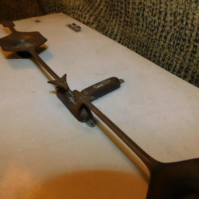 Antique Marble Top Apothecary Scale, No Cover or Drawer
