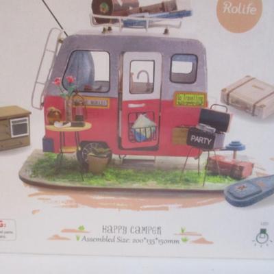 New Rolife DIY Houses Record Mood Happy Camper Holiday Party Time Wonderful Life Jimmy's Studio