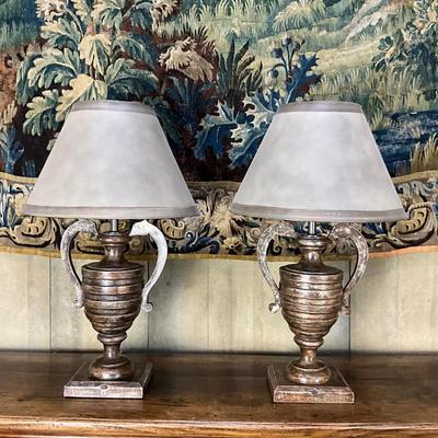 FA608 Pair of Baker Knapps & Tubbs Decorative Lamps