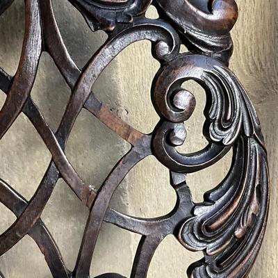 FA612 Large Antique Chippendale Hand carved Mahogany Arm Chair