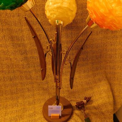 MCM Danish Danish 3 Globe Spaghetti Lamp w/ 3 Way Switch 32.5" Tall