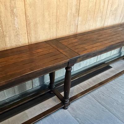 FA614 LARGE Rustic Pine 12' Hallway/Console Table