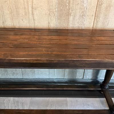 FA614 LARGE Rustic Pine 12' Hallway/Console Table