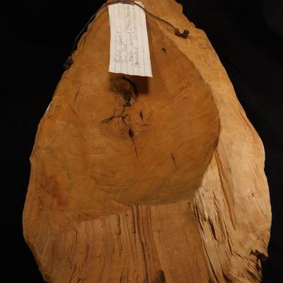 Randall Chavez "Sun God" Apple Wood Cherokee Carving