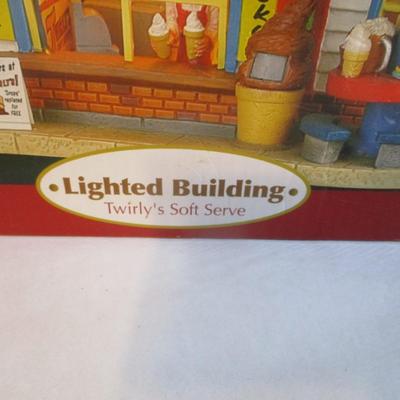 Lemax Buildings With Original Box "Crazy Cars" "Twirly's"