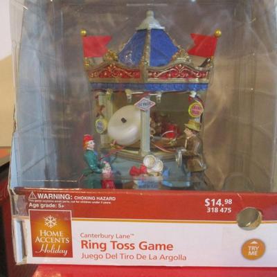 Holiday Time Figurines & Buildings With Original Boxes