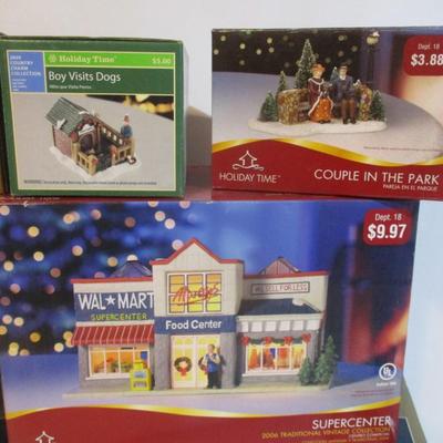 Holiday Time Figurines & Buildings