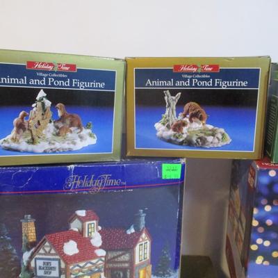 Holiday Time Figurines & Buildings