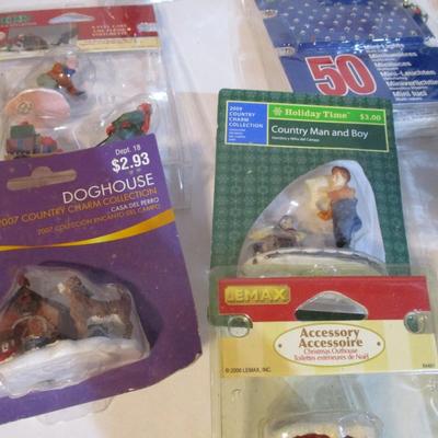 New In The Package Holiday Figurines Lot 5