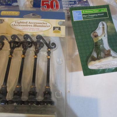 New In The Package Holiday Figurines Lot 5