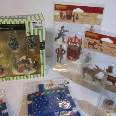 New In The Package Holiday Figurines Lot 5