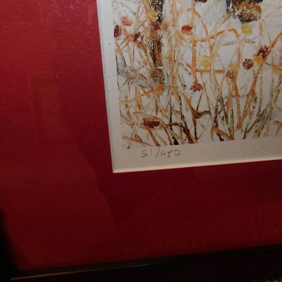 Pauline Thibodeau Paquin Signed Lithograph “Fin De Classes” 51/450