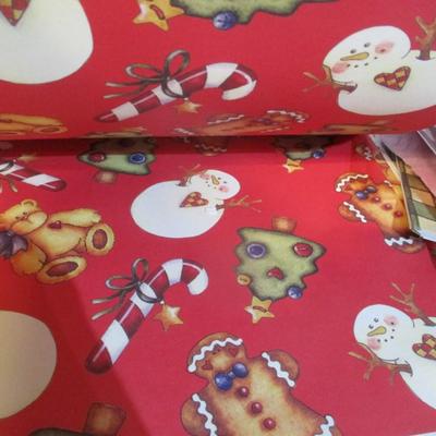 Holiday Wrapping Paper Tissue Paper & Tags Lot 7