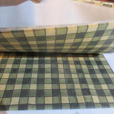 Holiday Wrapping Paper Tissue Paper & Tags Lot 7