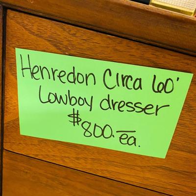 Lot 12: Henredon Mid-Century Modern Dresser & Camera Selection