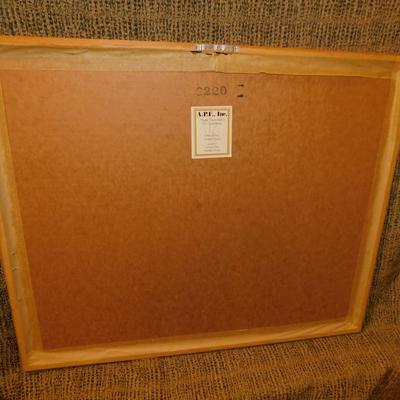 Framed & Matted Jacques Lalande Signed Print 226/260 Kids on Boat Deck